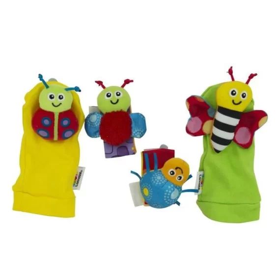 TOMY/LAMAZE Coffret Hochets pour poignets et pieds jaune