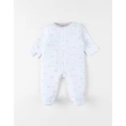 Pyjama Bébé Jersey Fantaisie Blanc