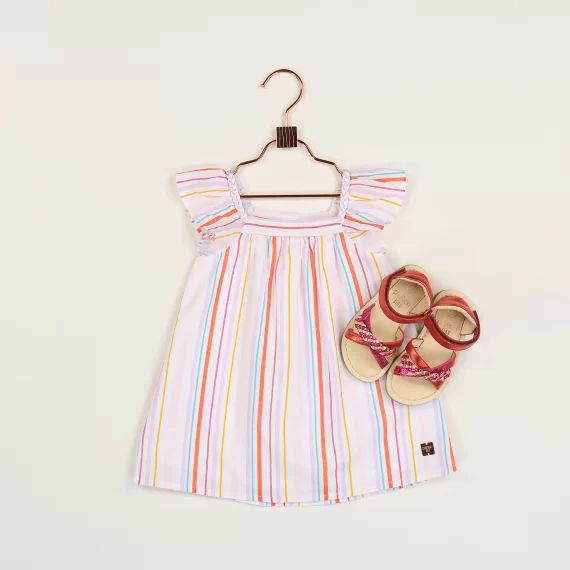 Robe en coton fantaisie Fille Indéterminé