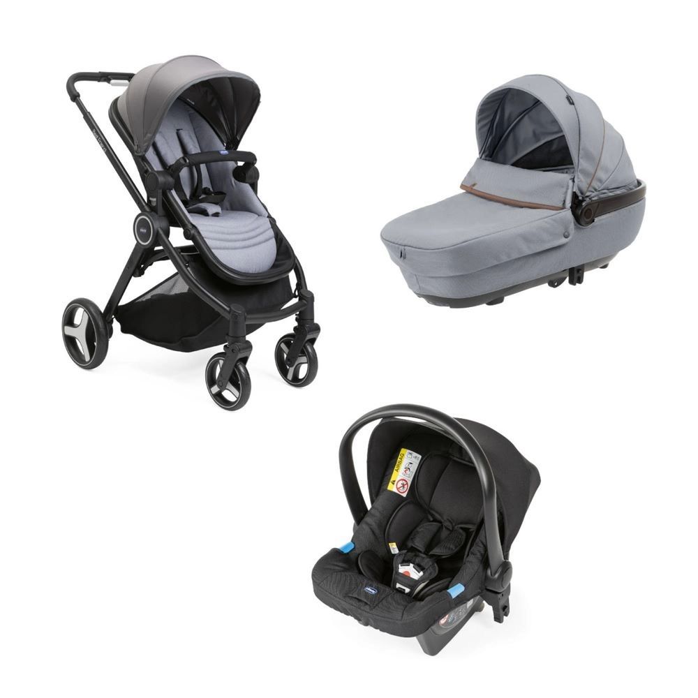 Poussette Trio Chicco Best Friend Plus Comfort – Magnet Grey