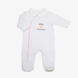 Pyjama  bébé 3 mois- TROIS KILOS SEPT blanc