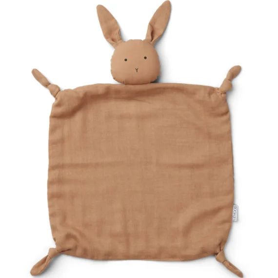 Doudou plat Agnete Rabbit Tuscany rose