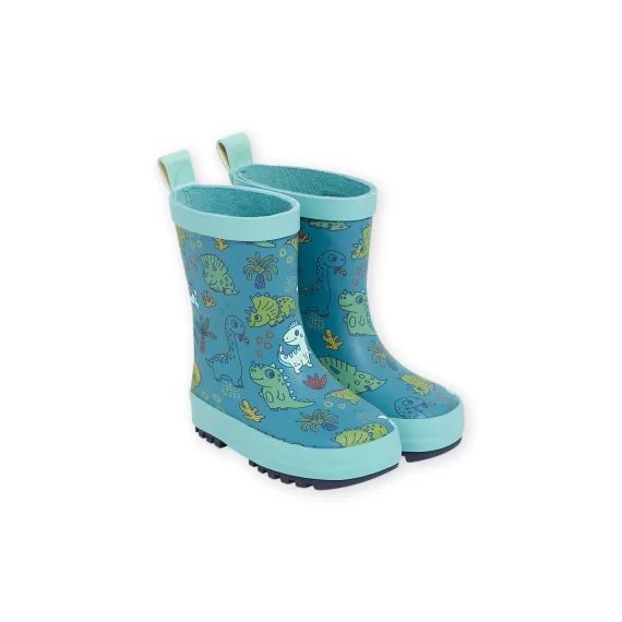 Bottes De Pluie Fantaisie Motifs Dinosaures Bébé Garçon – Bleu