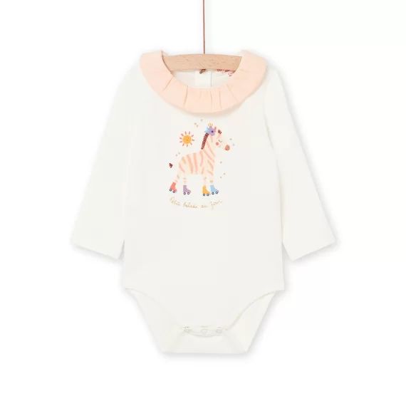 Body À Motifs Fantaisie – Ecru