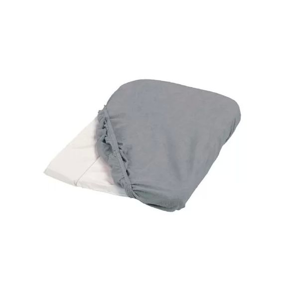 Lot de 2 housses de matelas à langer gris foncé (75 x 50 cm)