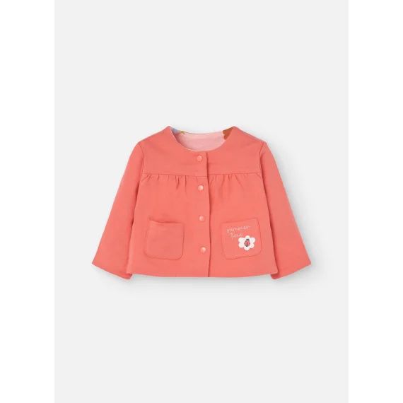 Gilet Réversible Avec Col Rond Rouge