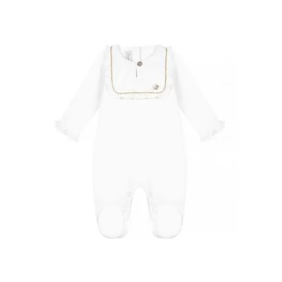 Pyjama léger blanc Délicatesse (3 mois)