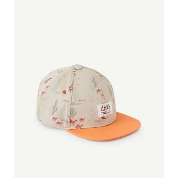 Casquette bébé garçon en coton avec message théme désert –  – Soldes