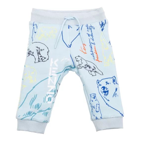 Pantalon de jogging imprimé Garçon Bleu