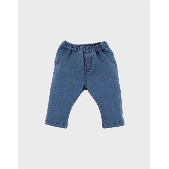 Pantalon Denim Bleu