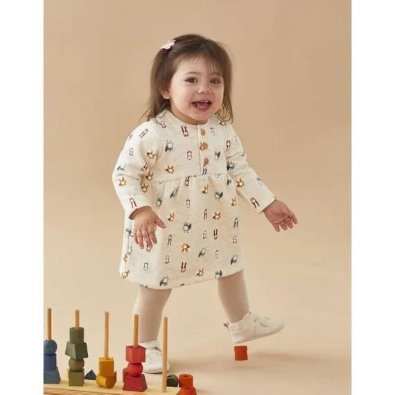 Robe À Imprimé Animalier En Sweatoloudoux® Blanc