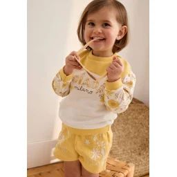 Sweat-shirt Enfant Ciao Milano Jaune