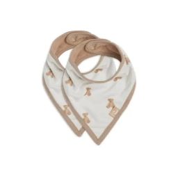 Bavoir Bandana Teddy Bear (x2) GOTS –