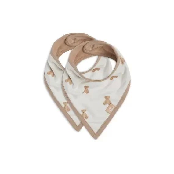 Bavoir Bandana Teddy Bear (x2) GOTS –