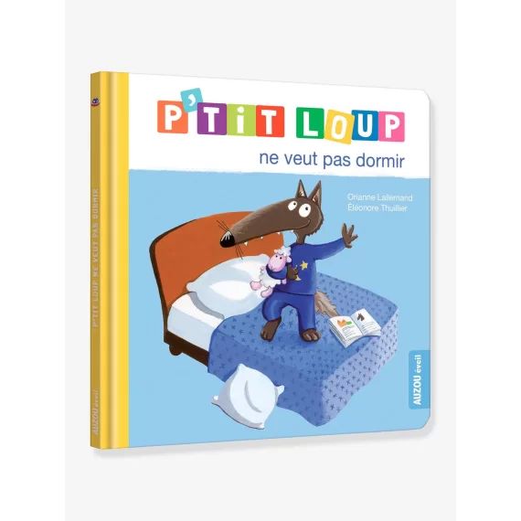 Livre P&rsquo;tit Loup ne veut pas dormir – AUZOU blanc