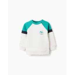 Sweat Avec Colorblock Vert