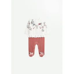 Pyjama Bébé En Velours Trinidad Rose