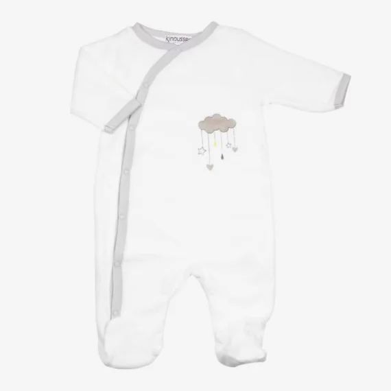Pyjama bébé – TROIS KILOS SEPT blanc