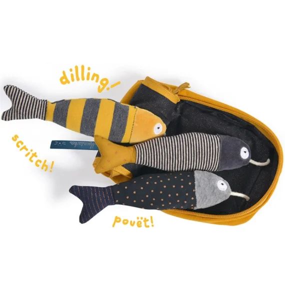 Jouet d&rsquo;activités sardines Les Moustaches