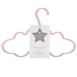 Lot De 3 Cintres Nuage Enfant Rose