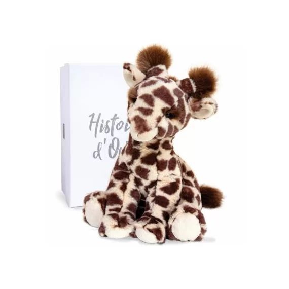 Coffret peluche Lisi la girafe naturelle Terre sauvage (30 cm)