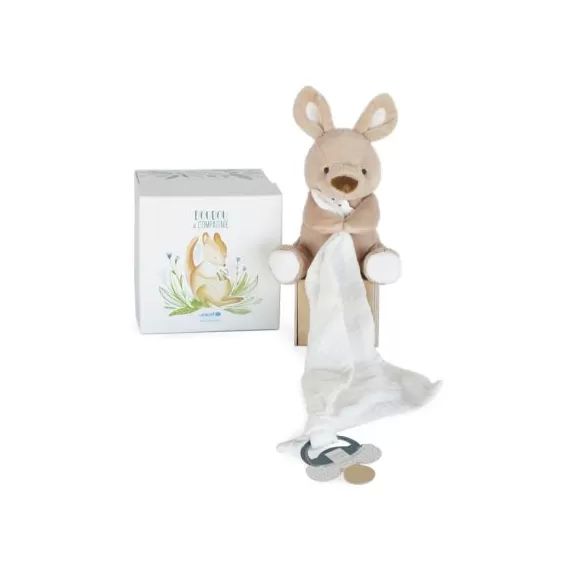 Doudou attache sucette Kangourou