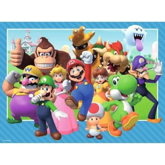 Puzzle 100 Pièces Xxl – Ravensburger – Super Mario – Dessins Animés Et Bd – Enfant – 6 Ans Multicolore