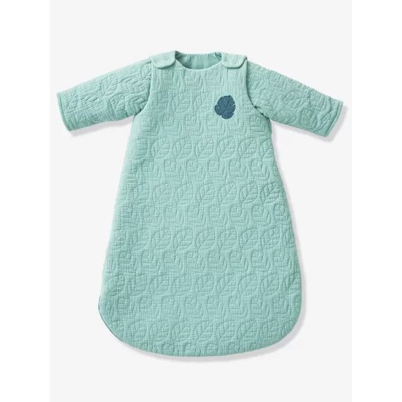 Gigoteuse quiltée manches amovibles NUITS DE RÊVE en coton bio* vert