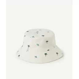 Bob bébé garçon réversible en coton et imprimé –  – Soldes