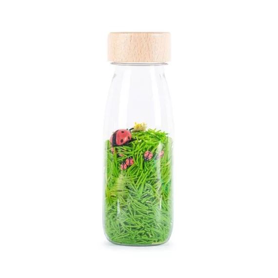 Bouteille Sensorielle Sound – Coccinelles – Sevira Kids – Jouet Sensoriel – Musical – Vert – Mixte Vert