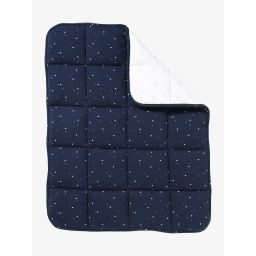 Tapis fond de parc VERTBAUDET bleu fonce imprime
