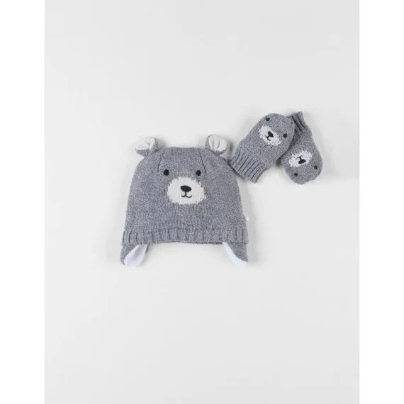 Ensemble Chapka + Moufles – Gris Gris
