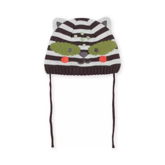 Bonnet À Animation Panda 3d – Gris