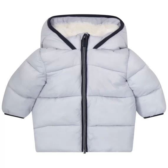 Doudoune déperlante à capuche Garçon Bleu