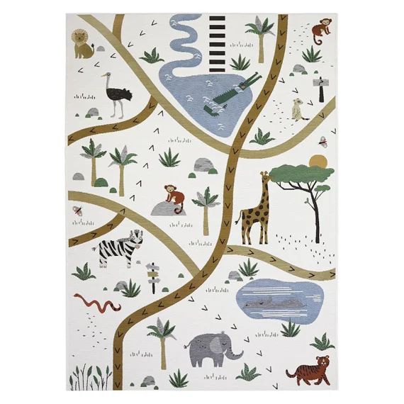 Tapis De Jeu Enfant Indoor & Outdoor Little Savannah Multicolore