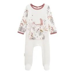 Pyjama bébé en velours Léonie blanc