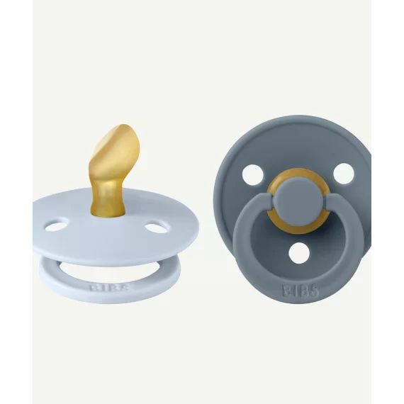 Lot de 2 tétines anatomiques bleues –  – Soldes