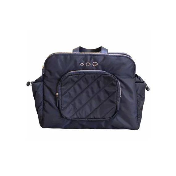 Sac à langer bleu marine