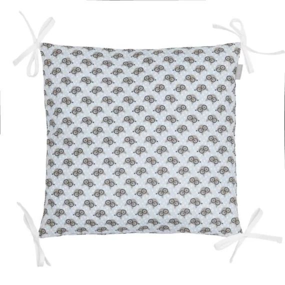 Sevira Kids – Taies de coussin pour tour de lit modulable, ESKIMO ELI Bleu TU bleu