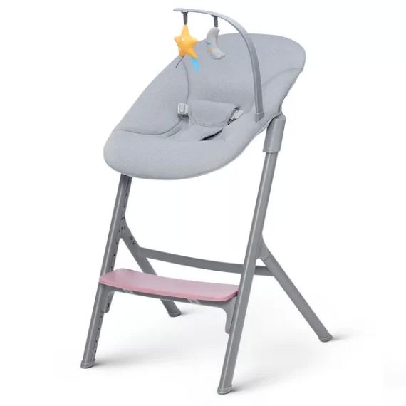 Chaise Haute Kinderkraft Livy – Aster Pink + Transat Calmee