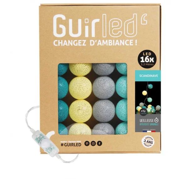 Guirlande Boule Lumineuse Led Usb Veilleuse 2h Scandinave