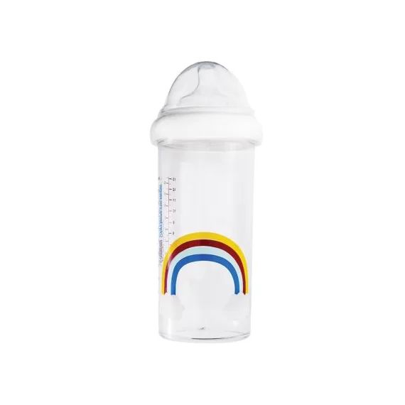 Biberon anti colique Rainbow Arc-en-ciel 360ml (personnalisable)