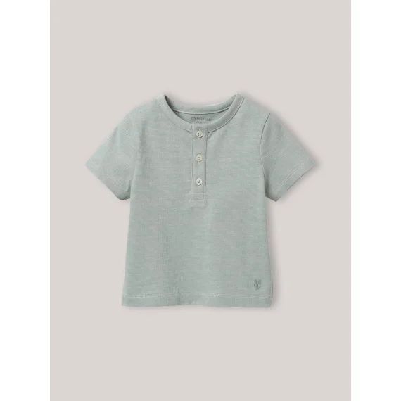 T-shirt Tunisien En Coton Biologique Rayre Bleue