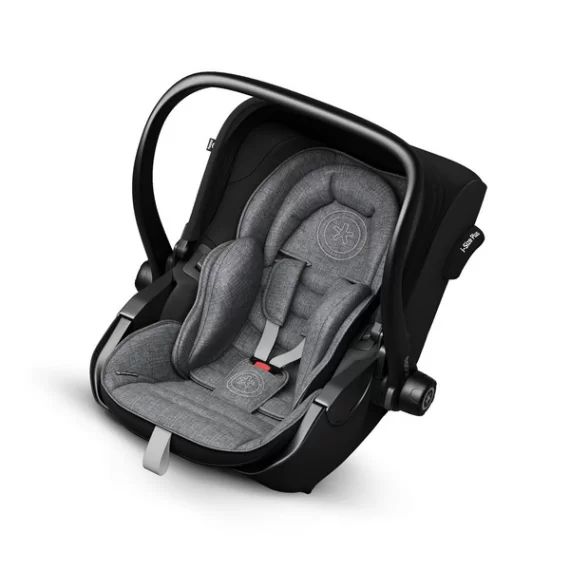 Coque Auto 0-13kg Kiddy Evoluna i-Size 2 – Grey Melange Icy Grey + Base Isofix