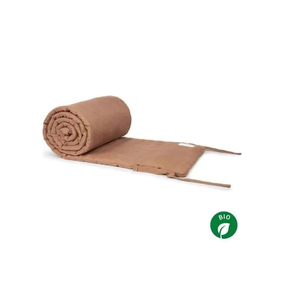 Tour de lit Lin français noisette (pour lits 60 x 120 et 70 x 140 cm)