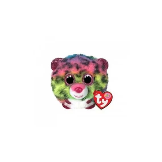 Ty – Peluche Puffies Dotty le léopard 9 cm jaune