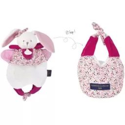 Doudou amusette 3 en 1 Lapin Les petits futés