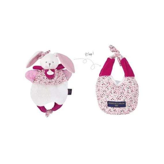 Doudou amusette 3 en 1 Lapin Les petits futés