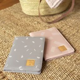 Protège carnet de santé blocks taupe