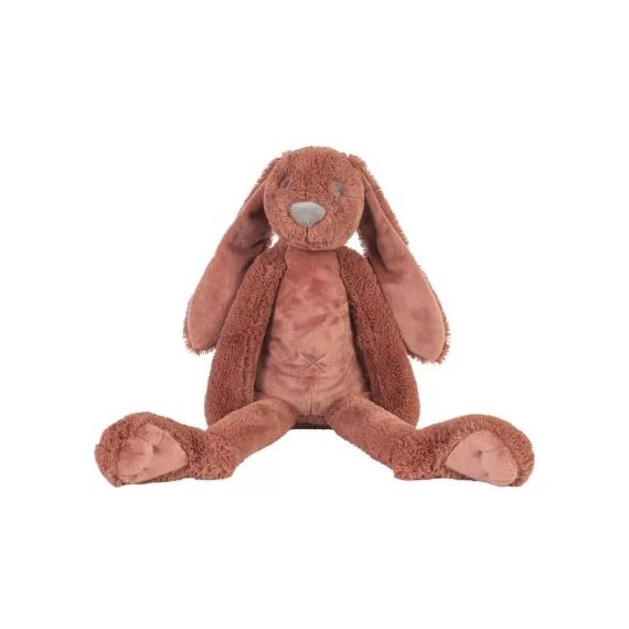 Peluche géante lapin Richie rouille (58 cm)